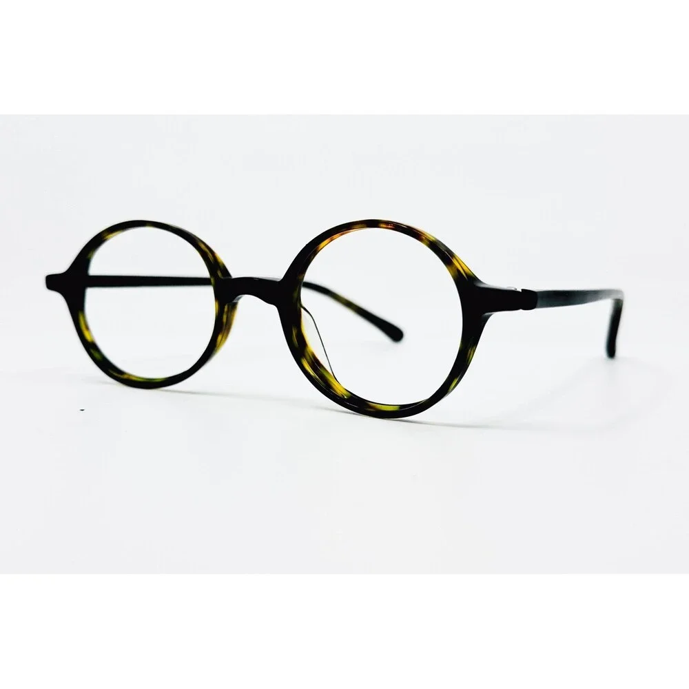 Artistik Eyewear by Capri Eyeglasses Dark Havana Round ART 403 44-22-140